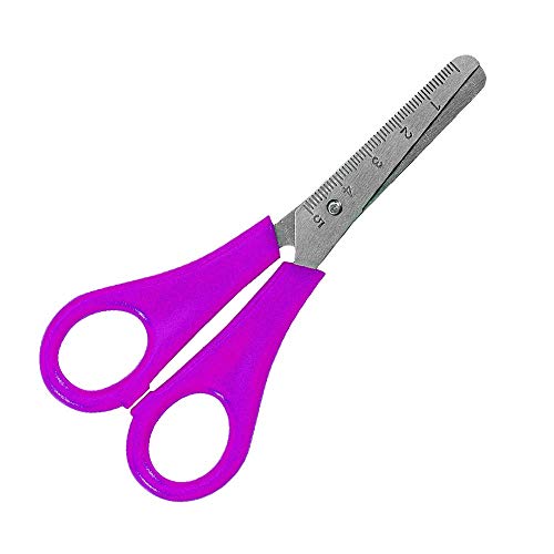 Tesoura Escolar com Régua, CiS, KS-95, 240.8301, Cores Sortidas, Caixa com 20 Unidades