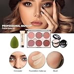 MISS ROSE M All In One Full Makeup Kit,Multipurpose Women's Makeup Sets,Beginners and Professionals Alike,Easy to Carry (Black) - Image 5