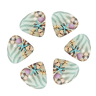 Médiators Guitare 12-Pack Seashells Starfish Guitar Picks Pour Guitare Électrique Guitare Acoustique Diverses Guitares - Les Beatles, Paul McCartney, John Lennon, RIngo Starr, George Harrison