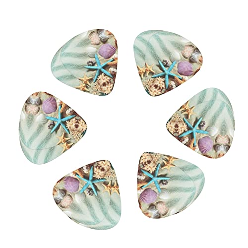Médiators Guitare 12-Pack Seashells Starfish Guitar Picks Pour Guitare Électrique Guitare Acoustique Diverses Guitares - Les Beatles, Paul McCartney, John Lennon, RIngo Starr, George Harrison Médiators Guitare 12-Pack Seashells Starfish Guitar Picks Pour Guitare Électrique Guitare Acoustique Diverses Guitares