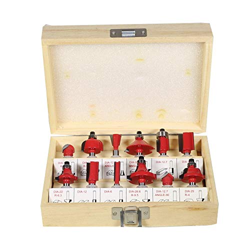 Jogo de Fresas para Tupia com 12 Peças-ROCAST-91,0001