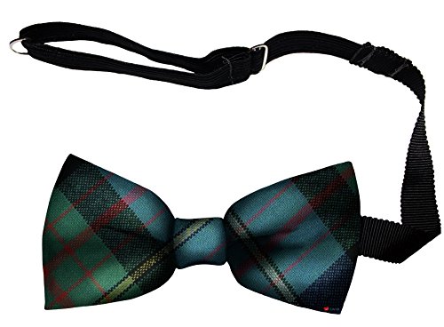 Noeud papillon en laine homme col réglable motif tartan écossais Muir