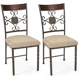 Giantex Vintage Metal Chairs