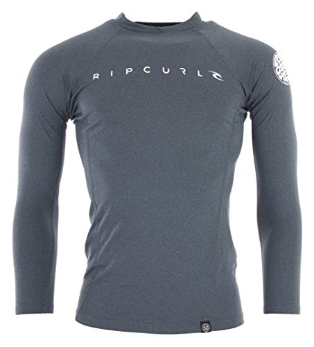 Rip Curl Dawn Patrol Long Sleeve UV Rash Vest Small Navy Marle