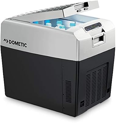 DOMETIC TropiCool TCX 35 Nevera Eléctrica Portátil, 33 l, mini nevera para coche, camión, barco y autocaravana, 12/24 V y 230 V