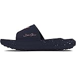 Under Armour Unisex Project Rock 3 Slides, (403) Midnight Navy/Midnight Navy/Flare Orange, 7, US