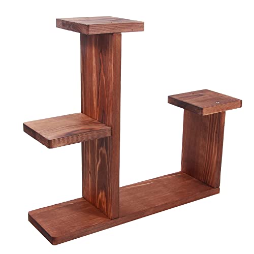 Baodan Windowsill Plant Shelf, Multi-Layer Wood Desktop Plant Stand - Indoor Small Tabletop Flower Shelf Display Mini Succulent Herbs For Room, Office, Window #TOP6