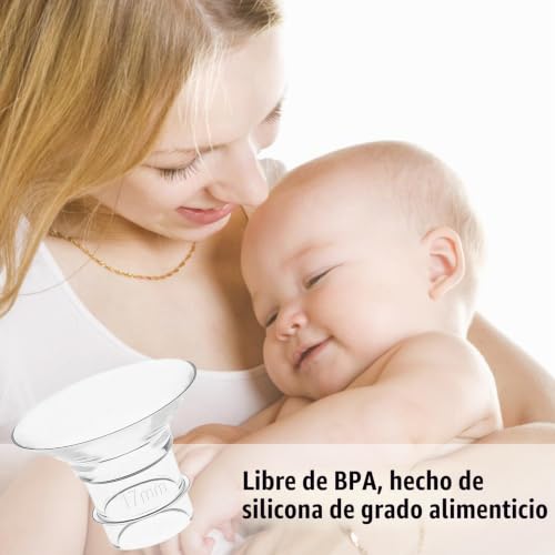 Miniatura 7 de 2 Uds Insertos De Brida, 17mm Inserto De Brida De Silicona Para Extractor De Leche Compatible Con Medela Spectra Tsrete Momcozy S9 S12 S9pro S12pro