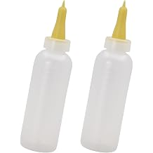 2PCS 450ml Lamb Goat Feeding Bottle with Clear Screw-on Silicone Nipple | Leak-Proof Anti-Bloat Vent Milk Feeder with Clear Scale Easy Clean Nursing Bottle for Newborn Goat Lamb Sheep Piglet Calf Dog