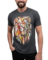 Enjoy the large and colorful graphic print on this mens graphic tee Buttery-soft poly-cotton blend fabric that's lightweight and breathable making these the most comfortable mens graphic t-shirts Our men's graphic tee has a flattering fit to accentua...