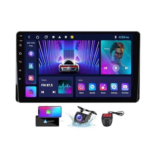 Autoradio Android 13 grand écran tactile 9 pouces avec égaliseur DSP pour Toyota Highlander