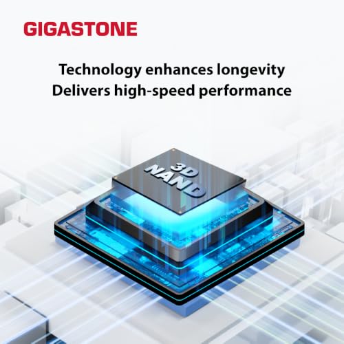 Image of GIGASTONE 256GB 5-Pack Nano USB 3.2 Flash Drive, Ultra Compact Metal Design, Up to 120MB /s