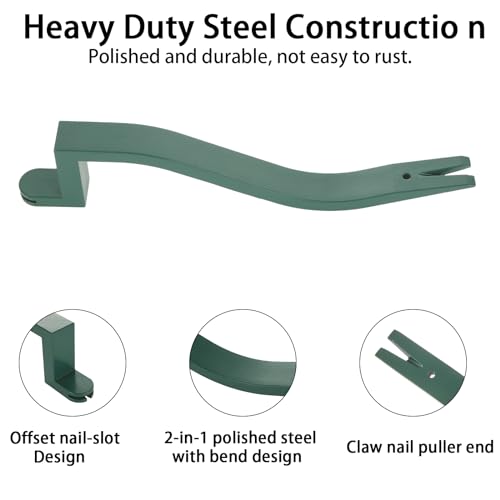 Cyeah Roof Shingles, Shingle Removal Tool, Roofing Tools, Pitch Hopper, Shingle Nail Installer, Roof Shingle Nail Puller, Nail Remover Pry Bar For Safe Roof Shingles Replacement thumb #2