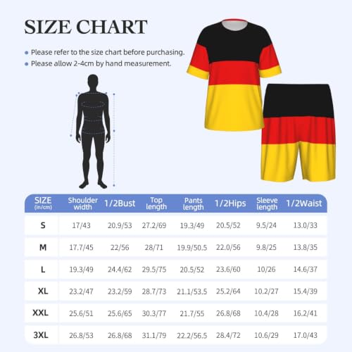 Pyjama drapeau allemand confortable pour des soirées cocooning et nuits fraîches - 6