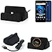 Produktbild K-S-Trade Dockingstation für Allview X4 Soul Vision Docking Station Micro USB Tisch Lade Dock Ladegerät Charger inkl. Kabel zum Laden und Synchronisieren, schwarz