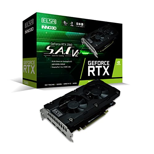 ELSA エルザ GeForce RTX 2060 S.A.C V2 グラフィックスボード GD2060-8GERSS VD7620