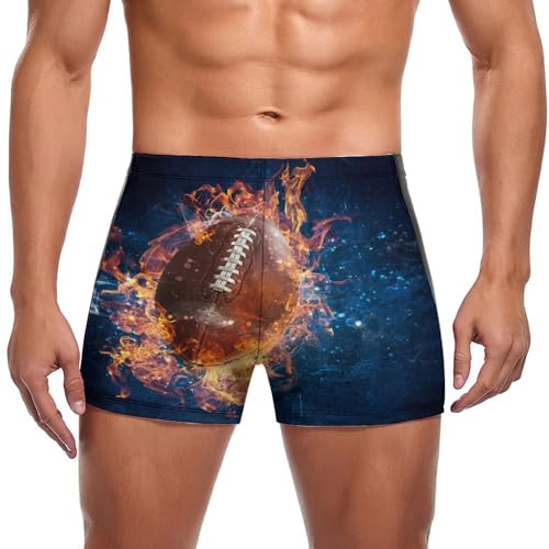 Maillot de bain homme Rugby Fire slip de natation boxer piscine short
