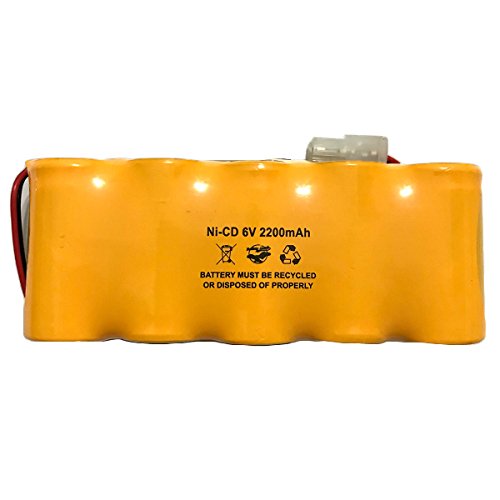 Lithonia Elb0604N1 Elb-0604N1 Prescolite Enb-0604 Enb0604 6V Ni-Cd 2200Mah Exit Sign Emergency Light Battery Pack Replacement #TOP2