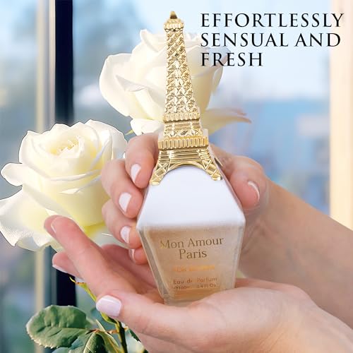 Mon Amour Paris for Women Eau De Parfum - Floral & Fruity - Ylang-Ylang, Damascus Rose, Jasmine - Classy & Elegant fragrance for Woman - Suitable for Daily Wear & Special Occasions - 100ml Bottle - Image 6