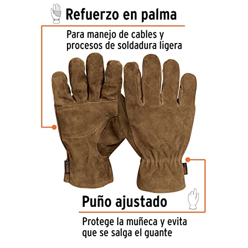 Guante tipo electricista de piel 20 guante tipo electricista de piel marca TRUPER (2)