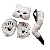 Joli kit de costume de chat, ces accessoires de costume de chat sont parfaits pour les fêtes costumées, Halloween, Noël, les fêtes d'anniversaire, le cosplay sur scène scolaire et vous apportent un look charmant et attrayant