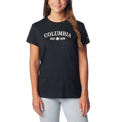 Columbia Mujer Camiseta estampada de manga corta Trek