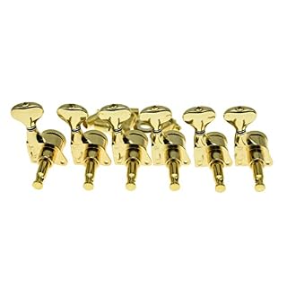 FLFL Chevilles Cordes Guitare Gaucher 6 Inline 18: 1 Toniseuses À Verrouillage De Guitare Têtes De La Machine… - Les Beatles, Paul McCartney, John Lennon, RIngo Starr, George Harrison FLFL Chevilles Cordes Guitare Gaucher 6 Inline 18: 1 Toniseuses À Verrouillage De Guitare Têtes De La Machine… – Image 2