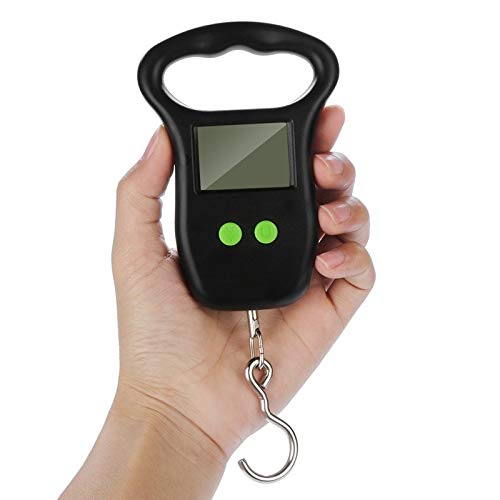 Digitale Küchenwaage, 50 kg x 10 g, für Angeln, Lebensmittel, Gepäck, Stahlhof, zum Aufhängen, LCD, hochpräzise, Messwerkzeuge, genaue Messung