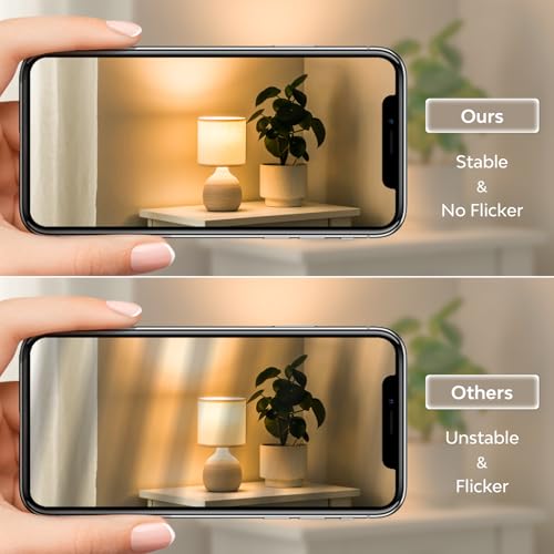 Nottac E27 Edison Screw Bulb, ST64 Vintage Filament Light Bulb, 6W 550LM (Equivalent to 60W), 2200K Warm White, Retro Amber Glass, Non-dimmable, Pack of 6 - Image 5