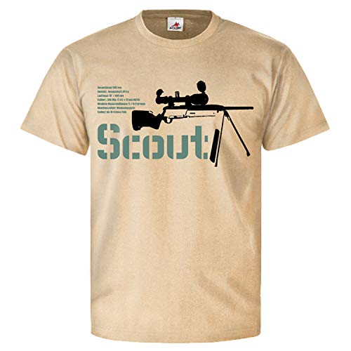 Fusil de chasse Scout S25894 beige taille large pour loisirs extérieurs