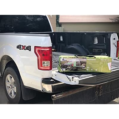 Napier Backroadz Truck Tent 13 Series | Pickup Truck Bed Camping Tent | Rainfly for Water Protection | Sturdy and Spacious 2-Person Truck Bed Tent | Easy 10-Minute Setup | Green/Gray