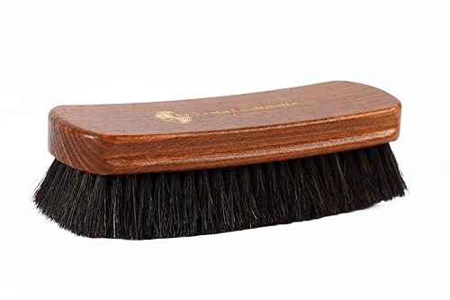Langer & Messmer Brosse à Chaussures en CRIN de Cheval - Entretien Professionnel des Chaussures