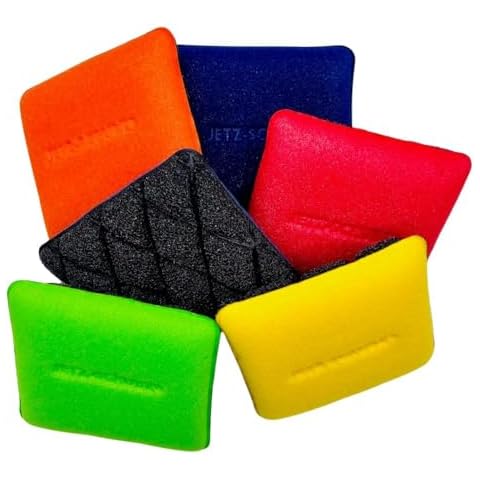 Jetz-Scrubz Fashion Rainbow Classic Rectangle Kitchen Scrubber Sponges, Set of 6 Cover