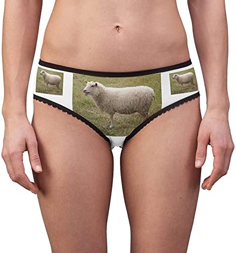 Domestic Sheep Panties, Domestic Sheep Underwear, Briefs, Cotton Briefs, Funny Underwear, Panties For Women