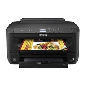 WorkForce WF-7210 Wireless Wide-format Color Inkjet Printer with Wi-Fi Direct and Ethernet, Amazon Dash Replenishment Ready