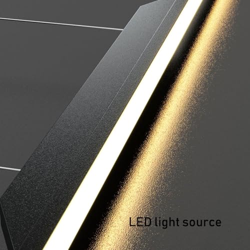 Lustre LED dimmable et antirouille à intensité réglable pour salon