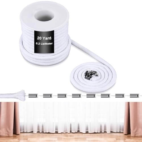 Wowangce Curtain Weighted Tape Drapery Weights Rope Leaded Drapery Tape