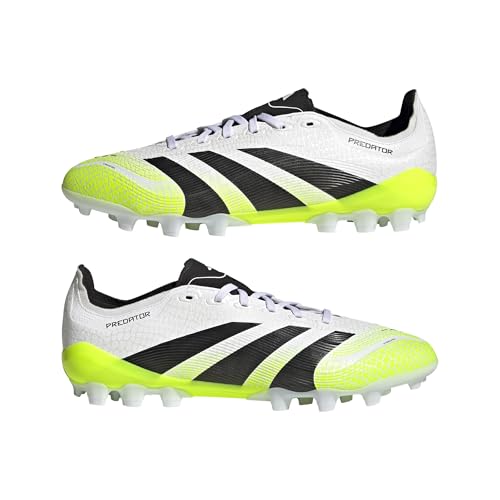 adidas Unisex Predator League 2G/3G Artificial Grass Football Boots, Cloud White/Core Black/Lucid Lemon, 36 EU – Ansicht 6