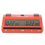 [Idéal pour diverses compétitions de jeux de société] Cette horloge d'échecs est pour les échecs chinois, les échecs internationaux et GO, répondant à divers besoins de synchronisation en jeu compétitif.