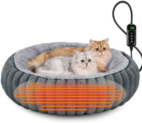 INVENHO Heated Cat Bed