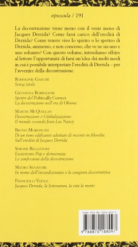 L'avvenire Della Decostruzione - 2