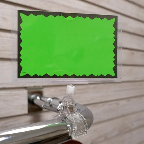 Deflecto Wall Sign Holder Pre-drilled Portrait A4 Clear Ref 47001,018884