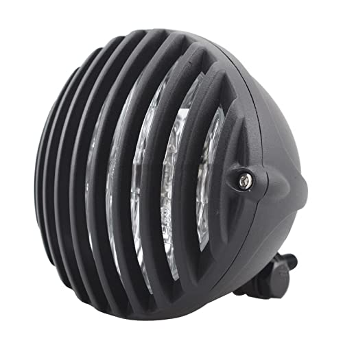 Moto antibrouillard lumiere couverture phare rond a ailettes haute protection pour Harley