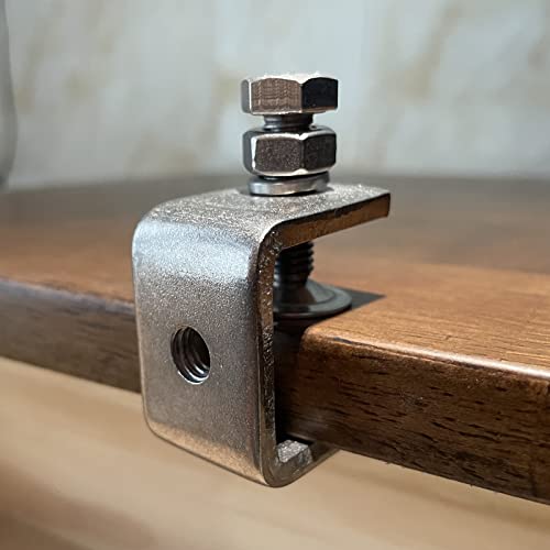 Luluxing LLX000171 4Pcs 304 Stainless Steel C Clamp 1 Inch Tiger Clamp Woodworking Clamp Heavy Duty C-Clamp thumb #7