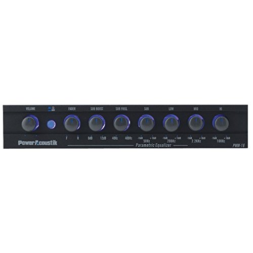 Power Acoustik Pwm-16 Preamp Equalizer