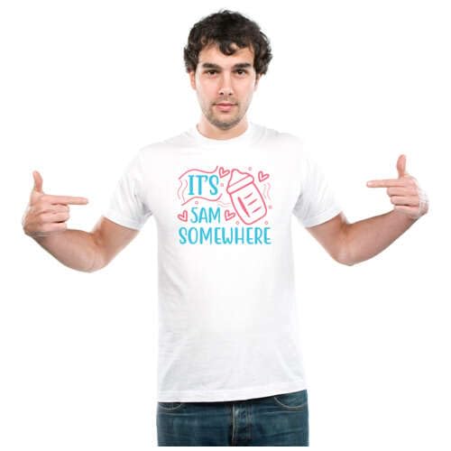 Image of UDNAG Unisex Round Neck Graphic '0.208333333333333 | IT'S 5AM Somewhere' Polyester T-Shirt White [Size 2YrsOld /22in to 7XL /56in]