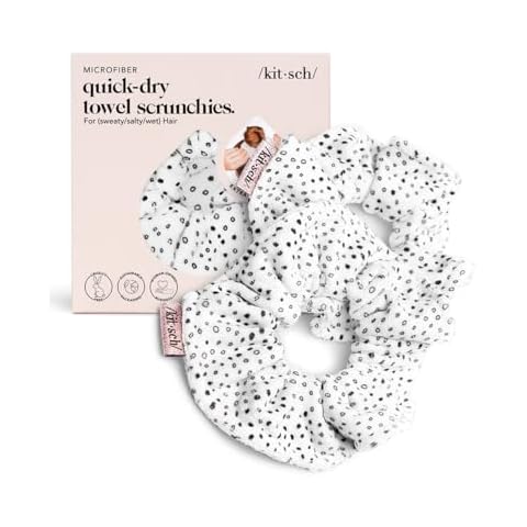 Kitsch Microfiber Hair Towel Scrunchies Cover