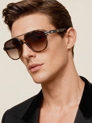 Image of IDEE sunglasses| 100% UV protected | Gradient | Full Rim | Pilot | Men | Large |Alloy Metal Frame | Polycarbonate Lens