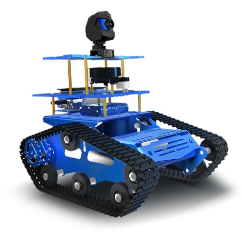 YonPhsy ROS SLAM Tank Robot Kit LIDAR Raspberry Pi 4 AI Learning