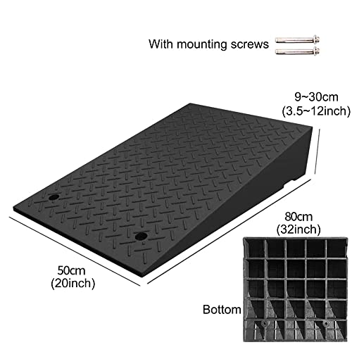 Rampa para umbral de goma 50x80x13 cm resistente miniatura 7